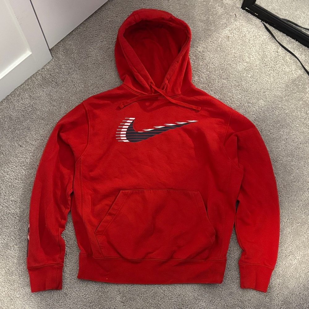 Nike Men's Bold Red Hoodie